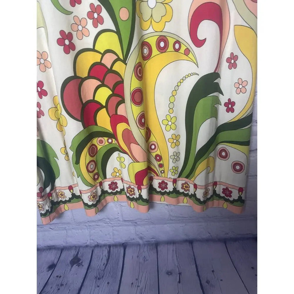 Morgan McFetters Multicolor Floral Long Sleeve Dress Womens Size 10 - Picture 2 of 5